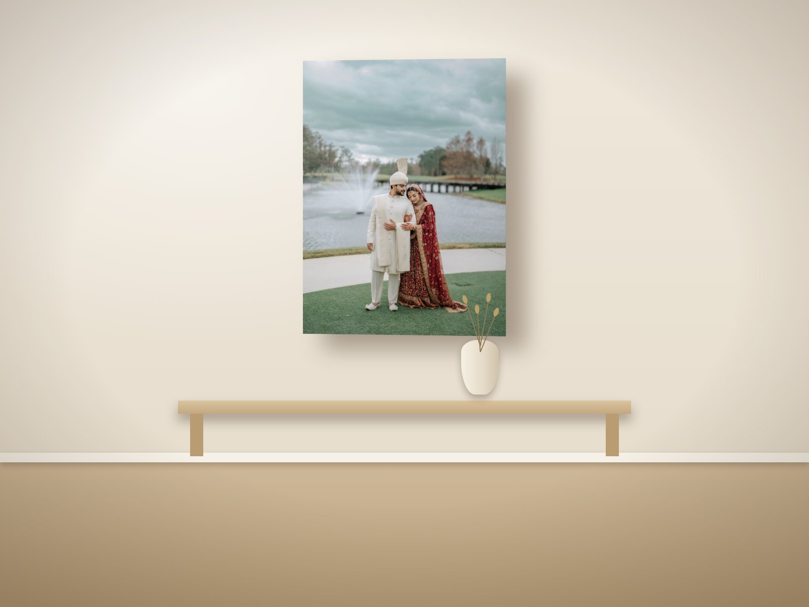 Wedding canvas print